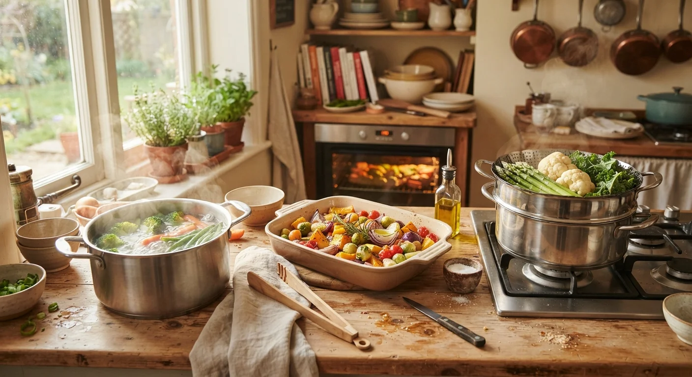 Cooking Methods That Preserve — or Deplete — Nutritional Value