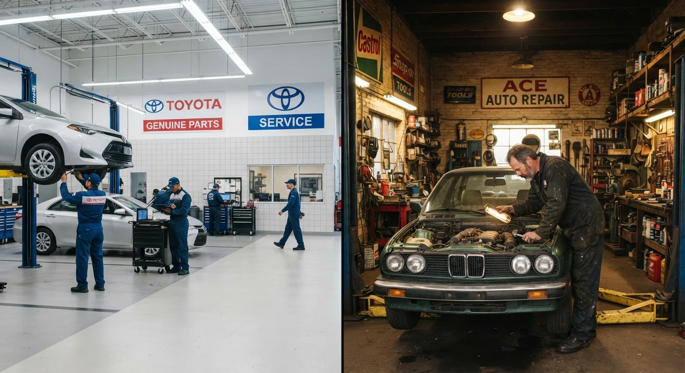 Garage Servicing vs Independent Mechanic: Understanding Your Options