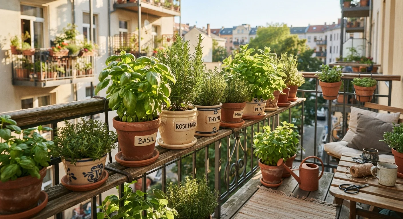 Growing Herbs in Small Outdoor Spaces