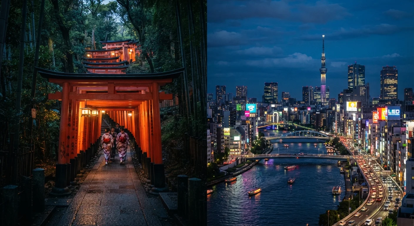 Kyoto or Tokyo: Understanding Japan's Two Wildly Different Faces