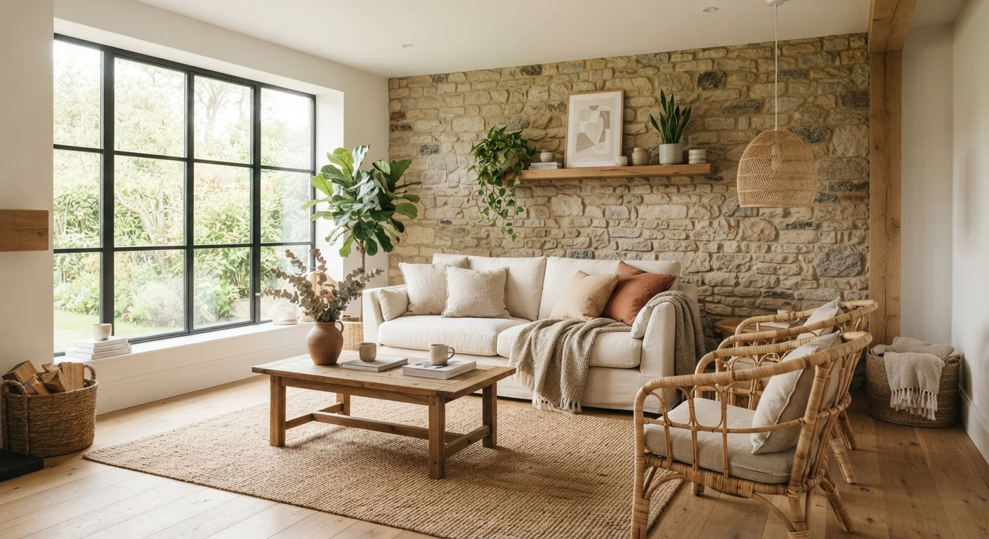 Natural Materials in the Home: Stone, Wood, Linen, and Rattan Compared