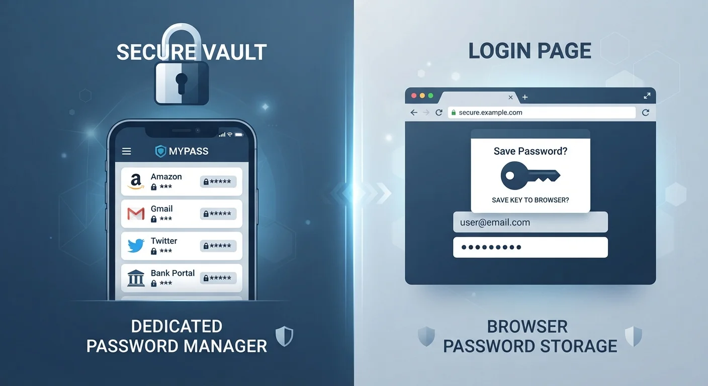 Password Manager vs. Browser-Saved Passwords