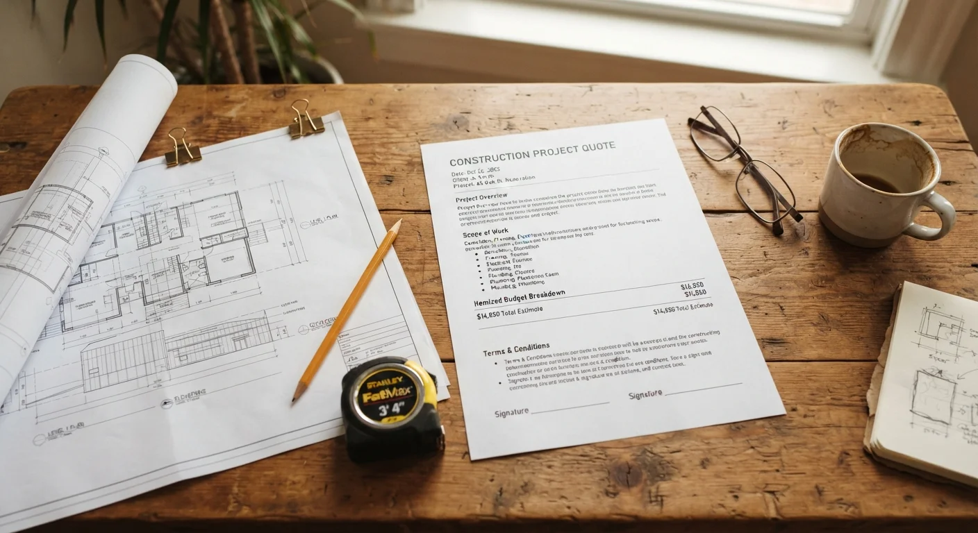 Reading a Builder's Quote: Line Items Every Homeowner Should Understand