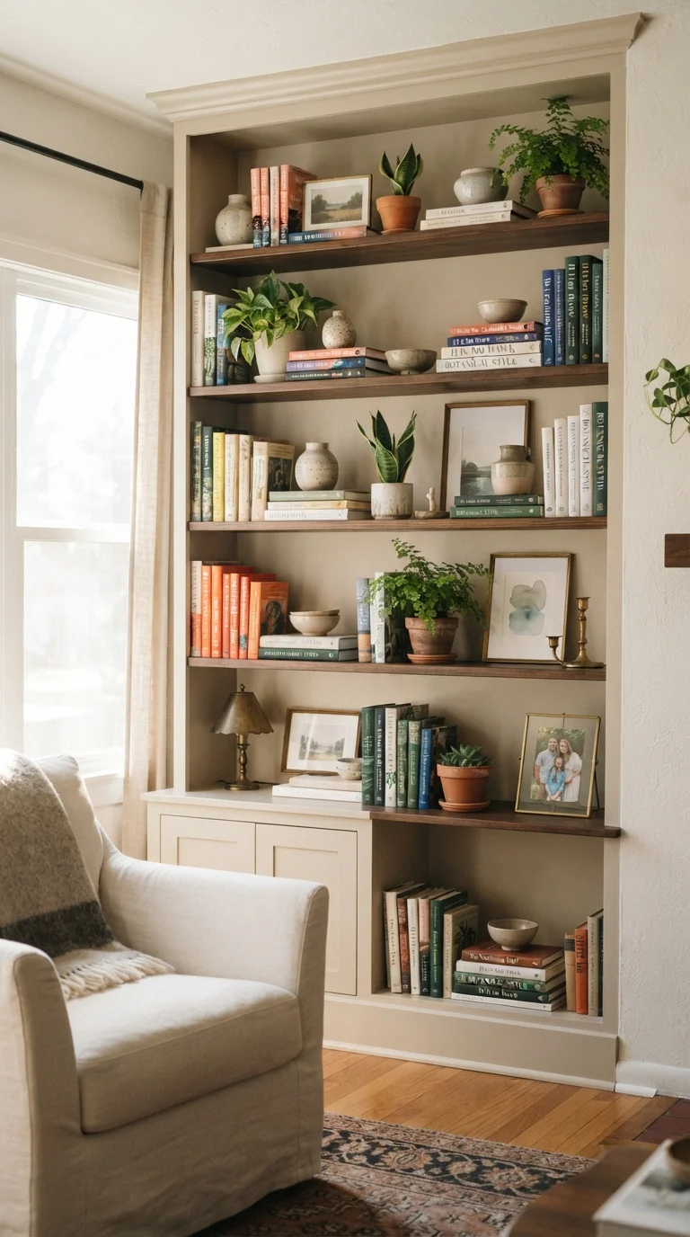 Styling a Bookshelf Without It Looking Like a Storage Dump