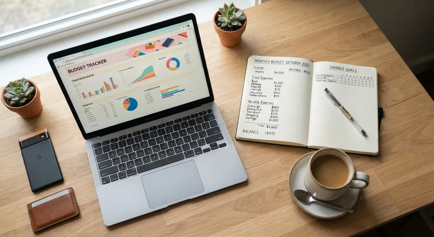 The Difference Between a Budget and a Spending Tracker — and Why You Need Both