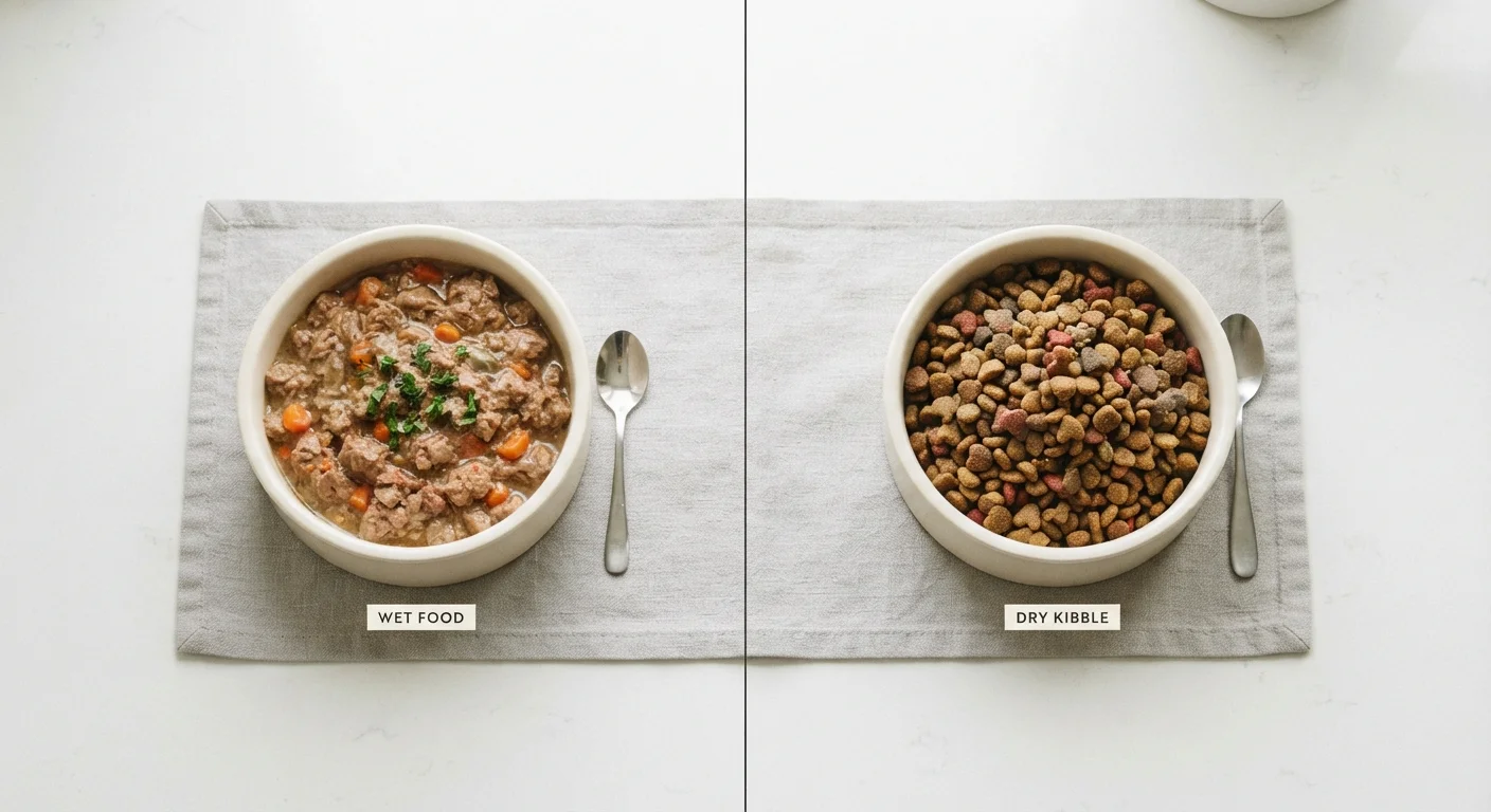 Wet Food vs. Dry Food: What the Difference Means for Your Pet's Health